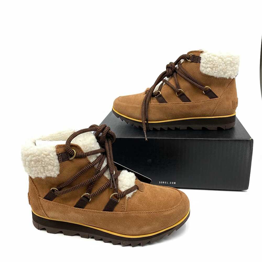 Sorel Brown Suede Ankle Boots | Women’s Size 6.5